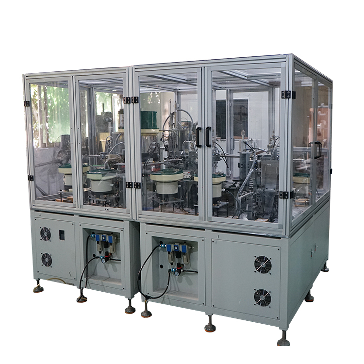 Ball valve assembly machine